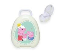 Peppa Pig My Carry Potty - Orinal de viaje con personaje galardonado, asiento de inodoro portátil para niños que se puede llevar a cualquier lugar (Peppa, George y Evie)