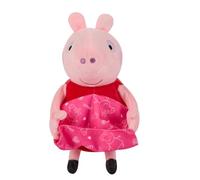 Peppa Pig P boo - Peluche interactivo de Peppa con sonidos y brazos móviles, 20 cm