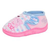 Peppa Pig Pantuflas con forro polar para niñas, botas de casa, Peppa Pink, 20 EU