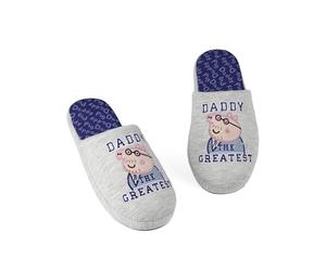 Peppa Pig Pantuflas Hombre Adultos Daddy Gift Slip On House Shoes 41-42 EU
