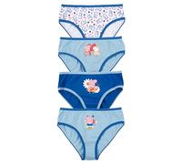 Peppa Pig Panty - Calzoncillos para niña, color azul (4 unidades), azul, 98-104