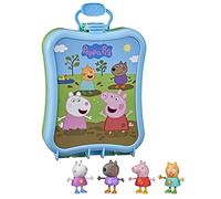 Peppa Pig Peppa Adventures - Caja de Transporte (4 Figuras y Caja de Transporte), diseño de Peppa y Sus Amigos