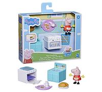 Peppa Pig Peppa Loves Baking Little Spaces Themed Preschool Toy, Incluye 1 Figura y 5 Accesorios, para Edades 3 y up, F4393, Multicolor
