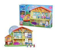 Peppa Pig Peppa’s Adventures Peppa's Playtime to Bedtime House Pre-school Toy, Speech, Light and Sounds, Ages 3 and Up , Red