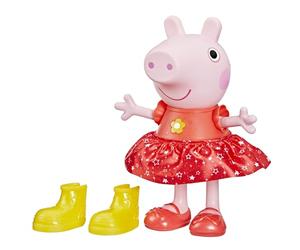 Peppa Pig Peppa 's Mud Puddle Party Doll - Versión Alemana, Rosa o Rosa