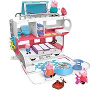 Peppa Pig Peppa's Adventures Camping-Car de la Familia Pig Juguete Preescolar Transformable, Reproduce Sonidos y Música, a Partir de 3 Años, único