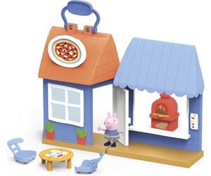 Peppa Pig Peppa's Adventures F2169 - Juego de Mesa para Pizzas, Incluye una Figura y 4 Accesorios, Multicolor