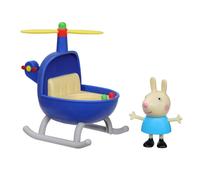 Peppa Pig Peppa's Adventures Little Helicopter Toy incluye una figura de Rebecca Rabbit de 3 pulgadas inspirada en el programa de televisin para
