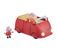 Peppa Pig Peppa's Adventures Peppa's Family Red Car Juguete preescolar, efectos de voz y sonido, incluye 2 figuras, para niños de 3 años en adelante