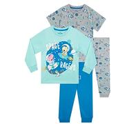 Peppa Pig Pijama Juego de 2 para Niños George Pig Azul y Gris 4-5 años