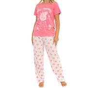 Peppa Pig Pijama Mamá Pig para Mujer Rosa Small