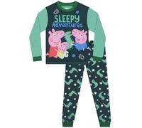 Peppa Pig Pijama Niño George, Pijama Infantil Manga Larga, Conjunto Pjs George Pig 5-6 años