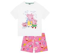 Peppa Pig Pijama para Niña, Pijama De Peppa, George Y Evie para Niña, Pijamas Infantil, Rosa 2-3 Años