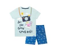 Peppa Pig Pijama para Niños George Pig Azul 7-8 años