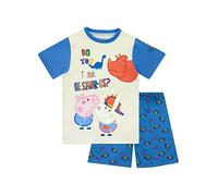 Peppa Pig Pijamas niños I Pijamas de George Pig I Pijamas de Dinosaurio de George Pig I Suave Algodón Mercancía Oficial Multcolor 7-8 años