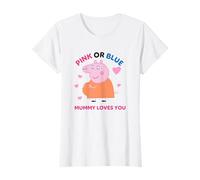Peppa Pig Pink Or Blue Mummy Pig Loves You Camiseta