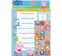 PEPPA PIG POTTY AND TOILET REWARD CHART AND STICKERS Multicolor