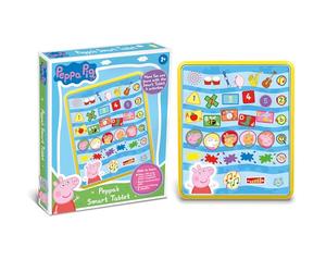 Peppa Pig PP04 Peppa's Smart Tablet Toy para niños - Aprendizaje Interactivo y Desarrollo Infantil, Colores, números y reconocimiento de Letras, Habilidades de comunicación, Cuenta con 6 Actividades