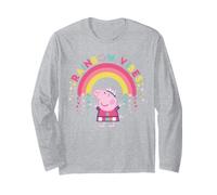 Peppa Pig Rainbow Vibes Stars Happy Friends Classic Forever Manga Larga