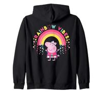 Peppa Pig Rainbow Vibes Stars Happy Friends Classic Forever Sudadera con Capucha