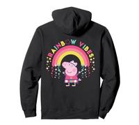 Peppa Pig Rainbow Vibes Stars Happy Friends Classic Forever Sudadera con Capucha