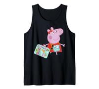 Peppa Pig Ready To Travel UK To USA Suitcase Camara Glasses Camiseta sin Mangas