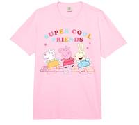 Peppa Pig Rebecca Rabbit Suzy Sheep Friends Classic Forever Comfort Colors Adult Heavyweight T-Shirt