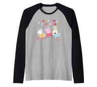 Peppa Pig Rebecca Rabbit Suzy Sheep Friends Forever Classic Camiseta Manga Raglan