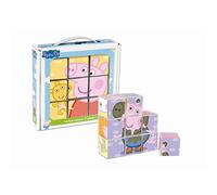 Cefa Toys Peppa Pig - Rompecabezas, 9 Cubos 88233