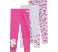 Peppa Pig Ropa Niña, Multipack Leggins con Peppa Y Evie Pig