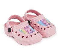Peppa Pig Sandalias Niña, Zuecos Niña para Playa Piscina Jardin, Cangrejeras Niña para Verano, Chanclas Niña de Color Rosa para Vacaciones, Regalos Originales Niñas (Rosa Claro, Numeric_28_Point_5)
