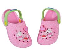 Peppa Pig Sandalias Tipo Zueco niñas + Insignias de dijes. Zapatillas de Interior niños.