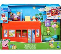Peppa Pig Set De Autobús De Fiesta 2 En 1 F8881 17 Piezas Figuras Y Accesorios
