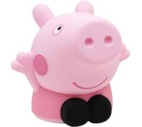 Peppa Pig Squishy Lamp - Lámpara de escritorio con licencia oficial, decoración de sala de juegos y mercancía para niños y niñas, accesorio de regalo de luz nocturna para sala de juegos y dormitorio,