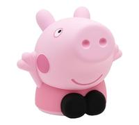 Peppa Pig Squishy Lamp - Lámpara de escritorio con licencia oficial, decoración de sala de juegos y mercancía para niños y niñas, accesorio de regalo de luz nocturna para sala de juegos y dormitorio,