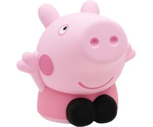 Peppa Pig Squishy Lamp - Lámpara de escritorio con licencia oficial, decoración de sala de juegos y mercancía para niños y niñas, accesorio de regalo de luz nocturna para sala de juegos y dormitorio,