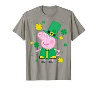 Peppa Pig St. Patrick's Day Shamrocks and Leprechaun Hat Camiseta