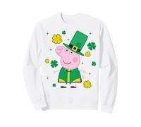 Peppa Pig St. Patrick's Day Shamrocks and Leprechaun Hat Sudadera