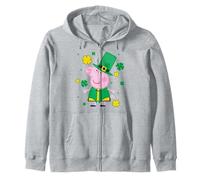 Peppa Pig St. Patrick's Day Shamrocks and Leprechaun Hat Sudadera con Capucha