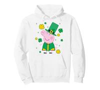 Peppa Pig St. Patrick's Day Shamrocks and Leprechaun Hat Sudadera con Capucha