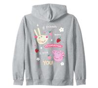 Peppa Pig Strawberry Friends Sudadera con Capucha
