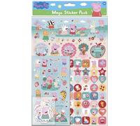 Peppa Pig Summer Mega Sticker Pack | Producto oficial | Tres tipos de calcomanías (150 en total) | Reutilizables en superficies no porosas | Ideal para niñas a partir de 3 años | Regalos, regalos y