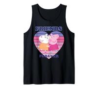 Peppa Pig Suzy Sheep Best Friends Forever BFF Love Classic Camiseta sin Mangas