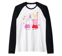 Peppa Pig Suzy Sheep BFF Best Friends Forever Classic Love Camiseta Manga Raglan