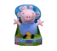Peppa Pig Talking George, juguete de peluche con efectos de voz y sonido, juguete suave para preescolar