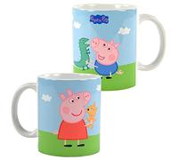 Peppa Pig - Taza infantil (cerámica, 320 ml), diseño de Peppa Pig