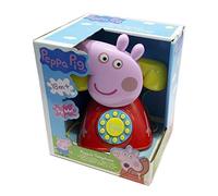 Peppa Pig, Teléfono de Juguete para Niños, Producto Oficial de Peppa Pig, Color Rosa y Rojo, Pilas Incluidas (CyP Brands