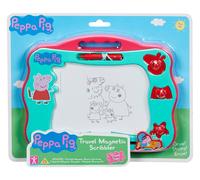 Peppa Pig Travel Magnetic Scribbler pad with pen and 3 stamps, draw and erase with no mess