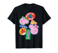 Peppa Pig Travel Patches Around The World Cairo India London Camiseta
