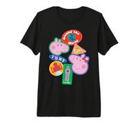 Peppa Pig Travel Patches Around The World Cairo India London Camiseta Premium
